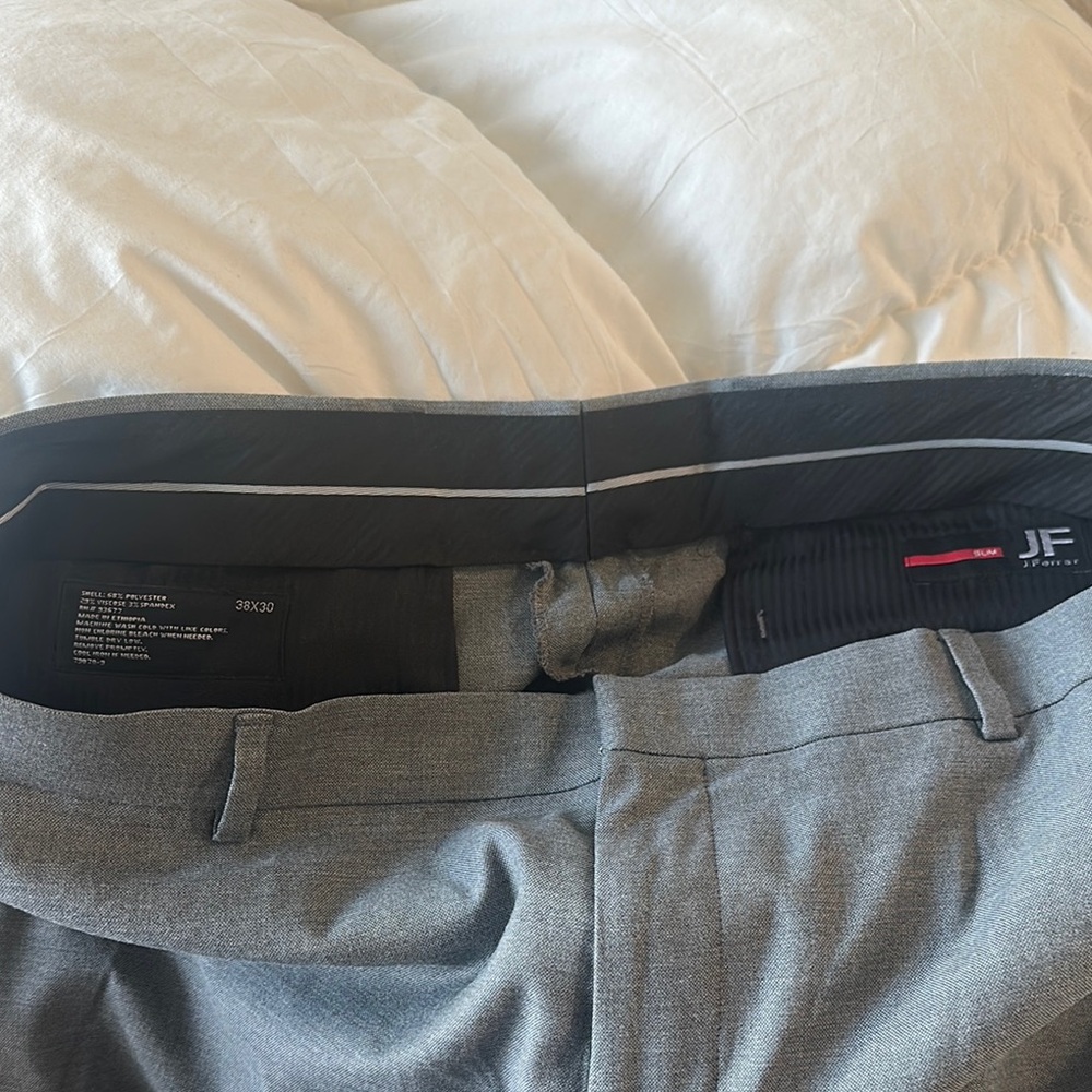 J.Ferrar Men's Dress Pants in Gray